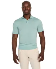 ゲス メンズ アウター ニット・セーター ポロシャツ セーター GUESS Mens Fred Polo Sweater Matcha dustのサムネイル