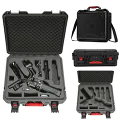 新品 DJI RS5 対応 収納ケース ポータブル 防水ハードケース 大容量 防塵仕様 耐衝撃性 キャリングケース （ショルダーストラップ付き）のサムネイル