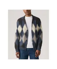 リーバイス メンズ アウター ニット・セーター カーディガン Levis Mens RelaxedFit Cardigan Sweater Vintage Indigo インディゴのサムネイル