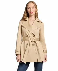 ジョーンズニューヨーク レディース アウター コート Jones New York Womens Trench Double Breasted Collared Coat Jones Khaki カーキ