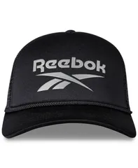 リーボック メンズ アクセサリー 帽子 キャップ Reebok Mens Aero Deluxe FivePanel Trucker Cap Black ブラック