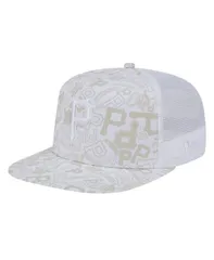 ニューエラ メンズ アクセサリー 帽子 ロゴ New Era Mens White Pittsburgh Pirates Logo Dunes AFrame Trucker 9FIFTY Snapback Hat White ホワイト