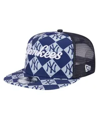 ニューエラ メンズ アクセサリー 帽子 New Era Mens Navy New York Yankees Seeing Diamonds AFrame Trucker 9FIFTY Snapback Hat Navy ネイビー