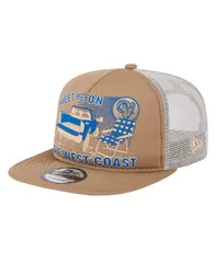 ニューエラ メンズ アクセサリー 帽子 New Era Mens Tan Los Angeles Rams Meet Me 9FIFTY Snapback Hat Tan タン