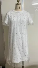 白パール装飾 ONE PIECE