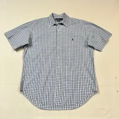 ポロラルフローレン ワンポケット チェック 半袖シャツ