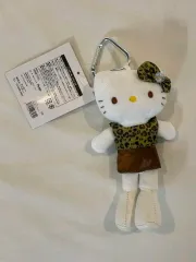 ハローキティ ヒョウ柄 レオパード ぬいぐるみ キーホルダー