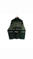 ポロ 90s パータン フリース ハーフジップ