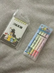 (未開封) ポケットモンスター ツイン蛍光ペン 5色 カラー ノート セット