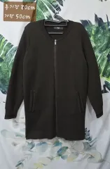 Datum ウール 丸のまま ニット ジップアップ カーディガン