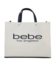 ベベ レディース バッグ トートバッグ Bebe Rian Canvas Tote Bag Naturalのサムネイル