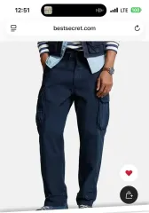 ポロラルフローレン リラックスフィット ヘリンボーン カーゴ ネイビー 31/32