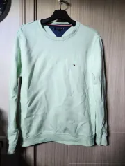 トミーヒルフィガー ミント色 スウェットTシャツ 105
