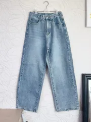 ストレート ワイド デニム ズボン 新品