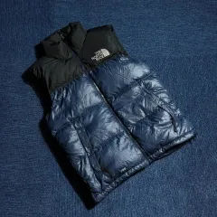 ザノースフェイス ネイビー ダウン ベスト