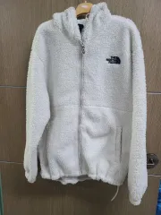 THE NORTH FACE ザノースフェイス 白 ボア フリース ジップアップ