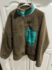 10s パタゴニア レトロ-X ブラウン/ティルクアズ