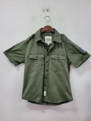 アバクロンビー カーキ 半袖 シャツ