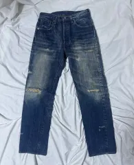 00s jp リーバイス 50s-xx セルビッジ デニム パンツ 55501 復刻