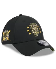 ニューエラ メンズ アクセサリー 帽子 New Era Mens Black San Francisco Giants 2024 Armed Forces Day 39THIRTY Flex Hat Black ブラック