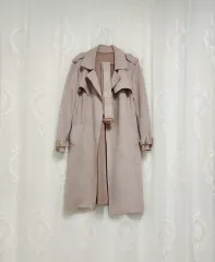 スウェード トレンチ