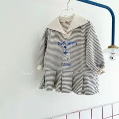 女の子用ふわふわ厚手ONE PIECE (新品) サイズ 73/80/90/100