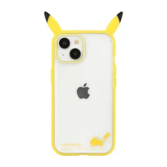 【人気商品】ピカチュウ ケース 対応 13 / POKE-874A / 14 iPhone15 Clear IIIIfit(イーフィット) フレーム ポケットモンスター グルマンディーズ