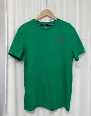 THE NORTH FACE ザノースフェイス ホワイトラベル ヌプシ(ヌプシ)ラウンド グリーン半袖Tシャツ