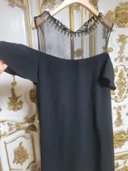 ブラック シースルー 装飾 ONE PIECE