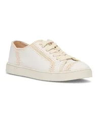 フライ レディース シューズ スニーカー レース レザー Frye Womens Ivy Crochet Low Lace Up Leather Sneakers White Tumbled Leather ホワイト