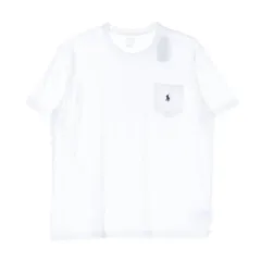 (新品) ポロ ラルフローレン ホワイト ポニー ロゴ ポケット クラシックフィット 半袖 Tシャツ