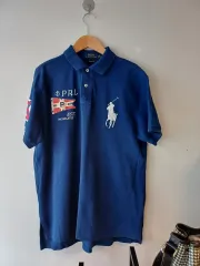 ポロ Ralph Lauren(ラルフローレン) ネイビー 半袖 PK ポロTシャツ L サイズ