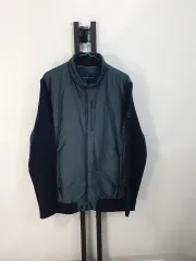 THE NORTH FACE ザノースフェイス 軽量 ダウン ウール ニット ハイブリッド ジャケット ネイビー 105