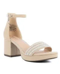 ジューシークチュール レディース シューズ サンダル プラットフォーム Juicy Couture Womens Nelly Rhinestone TwoPiece Platform Dress Saのサムネイル