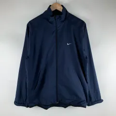 Nike(ナイキ） ネイビー ウインドブレーカー ジャケット L 250925