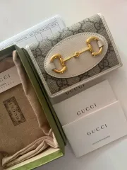 グッチ ホースビット 二つ折り財布 正規品