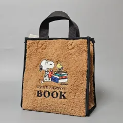 ヘミングス SNOOPY フリース ミニ トートバッグ