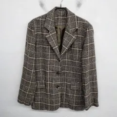 レディース77 size ウール CHECK ジャケット