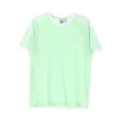 アディダス オリジナル 24SS ライトグリーン 3本線 半袖 Tシャツ L