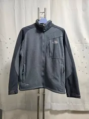 THE NORTH FACE ザ・ノース・フェイス 起毛 フルジップアップ ジャケット グレー 2XL