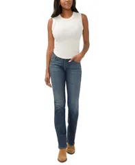 シルバー ジーンズ レディース ボトムス デニムパンツ ブーツカット ブーツ Silver Jeans Co Womens Suki Mid Rise Curvy Fit Slim Bootcut Jのサムネイル