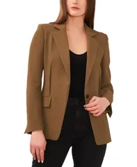 ワンステイト レディース アウター ジャケット・ブルゾン ブレザー 1STATE Womens Notched Collar OneButton Blazer Beech