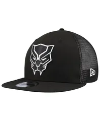 ニューエラ メンズ アクセサリー 帽子 New Era Mens blackPanther 9FIFTY Snapback Trucker Hat Black ブラック