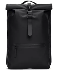 レインズ メンズ バッグ バックパック・リュックサック Rains Mens Rolltop Rucksack Bag Black ブラックのサムネイル