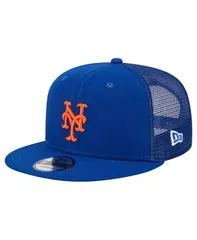 ニューエラ メンズ アクセサリー 帽子 New Era Mens Royal New York Mets Team Color Trucker 9FIFTY Snapback Hat Royal