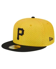 ニューエラ メンズ アクセサリー 帽子 New Era Mens Gold Black Pittsburgh Pirates 2023 City Connect 59FIFTY Fitted Hat Gold Black ブラック