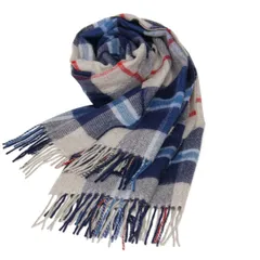 【新着商品】[ロキャロン] 英国 スコットランド製 ストール 大判 ラムズウール100％ タータンチェック (180cm×70cm)