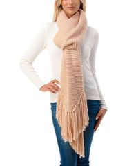マーカスアドレール レディース アクセサリー マフラー・ストール・スカーフ フリンジ Marcus Adler Womens Ultra Soft FringeTrim Winter Scarf Bl