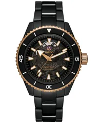 ラド メンズ アクセサリー 腕時計 キャップ Rado Mens Swiss Automatic Captain Cook High Tech Ceramic Bracelet Watch 43mm No Color
