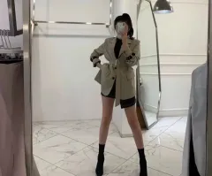 バイカラージャケット